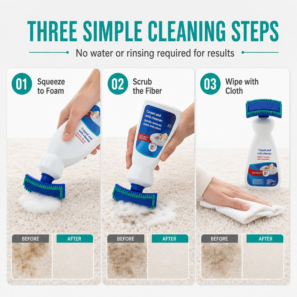 Deep Fabric & Carpet Foam Cleaner