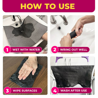 ✨Magic Microfiber Cleaning Cloth (5-Pack)