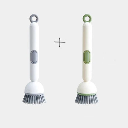 ✨6-in-1 Rotatable Dish Brush with Detergent Dispenser