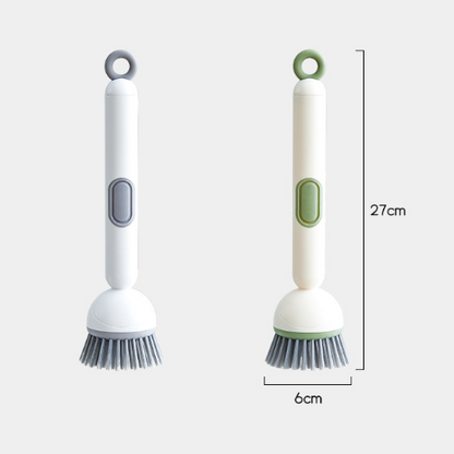 ✨6-in-1 Rotatable Dish Brush with Detergent Dispenser