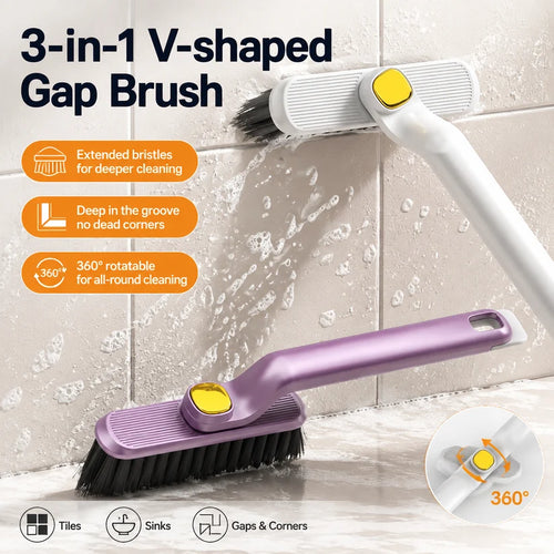 ✨Rotatable Multi‑Function Gap Cleaning Brush