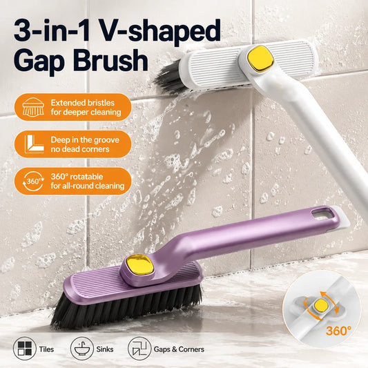 ✨Rotatable Multi‑Function Gap Cleaning Brush