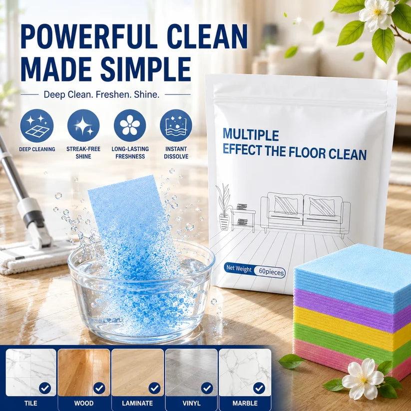 Floor Cleaning Without The Heavy Bottles♻️100-Pieces