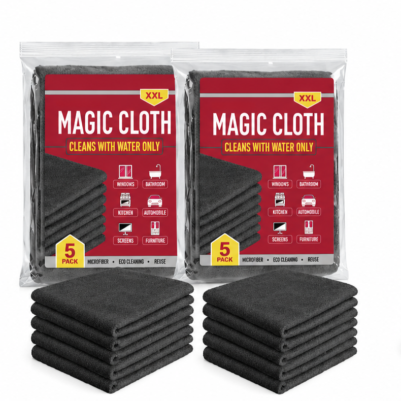 Magic Microfiber Cleaning Cloth-Clean Any Surface With Just Water.