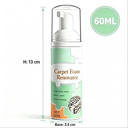 Waterless Carpet Foam Stain Remover with Towel