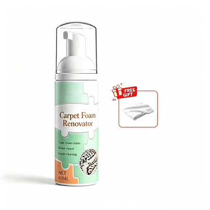 ✨Waterless Carpet Foam Stain Remover with Towel