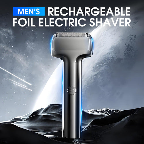 Rechargeable Foil Electric Shaver, Wet & Dry Cordless Beard Razor